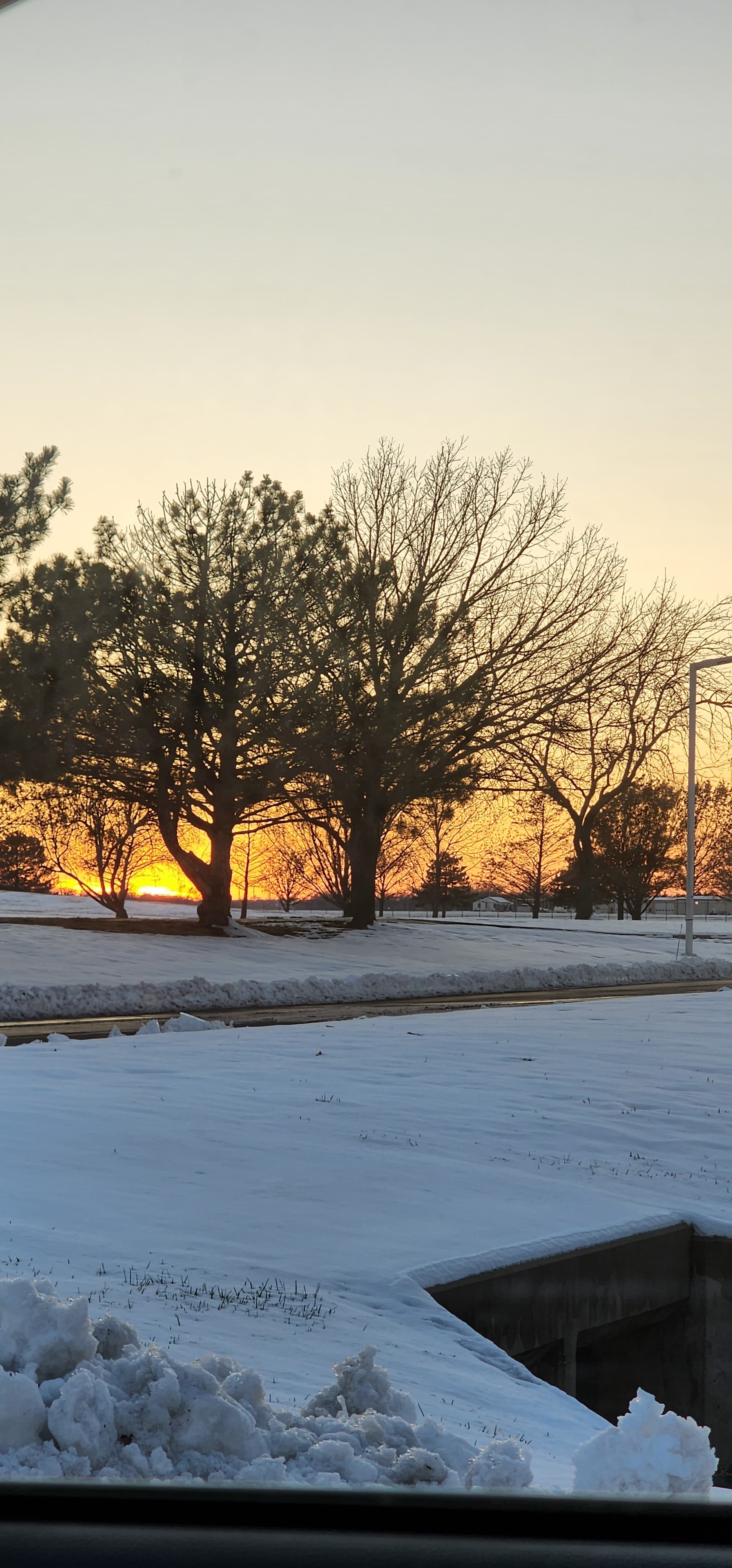 Evening ramp shot outside the delivery center