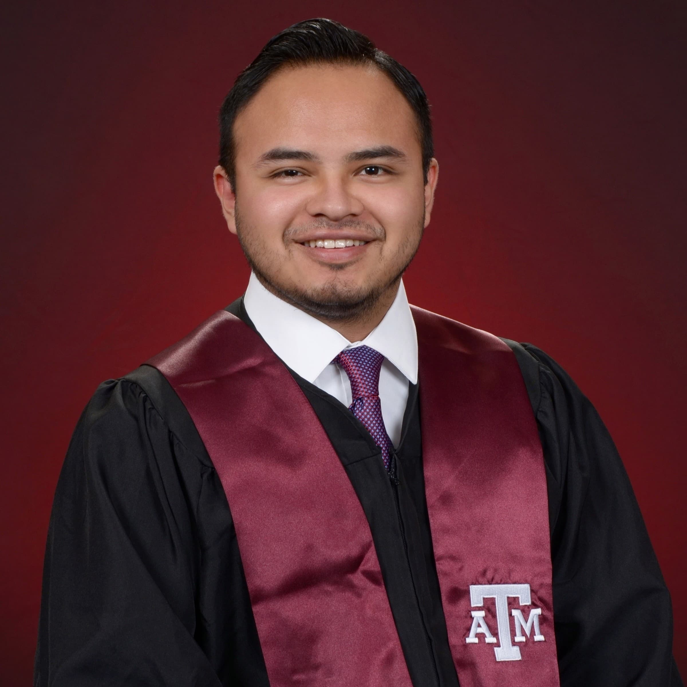 Portrait of Martin Wnorowski in cap and gown